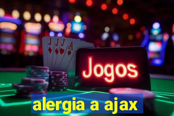 alergia a ajax